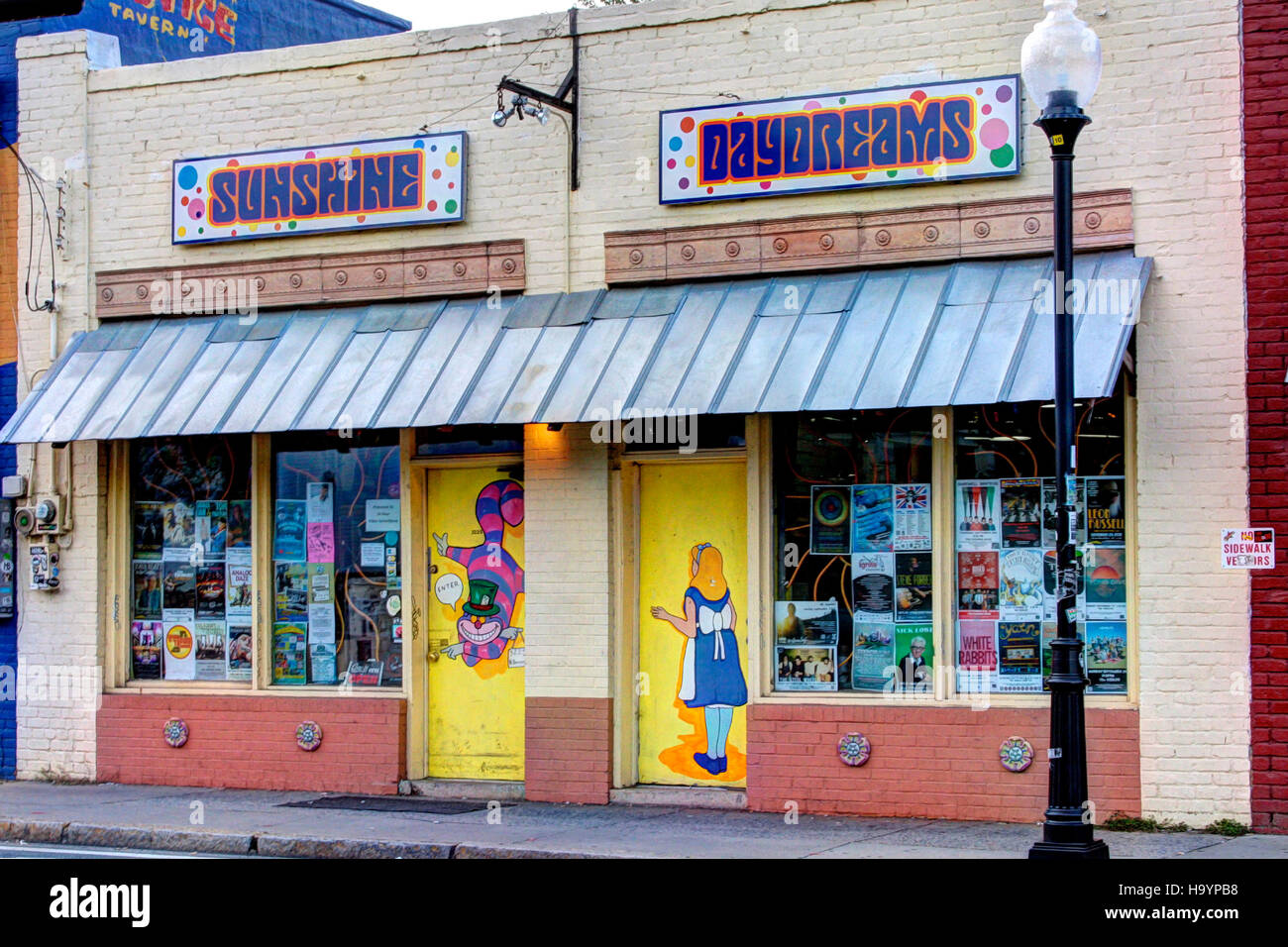 Sunshine Daydreams Smoke Shop in NoDa, Charlotte, NC Stock Photo Alamy