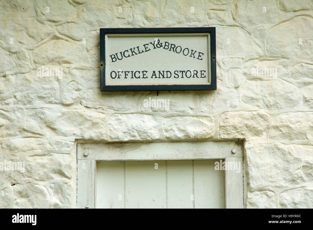 Office store, Hopewell Furnace National Historic Site, Pennsylvania Stock Photo
