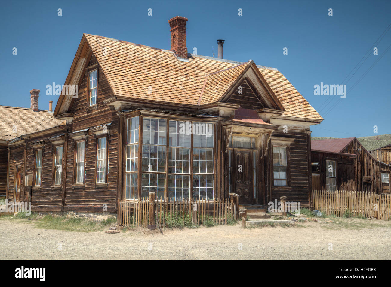 The Ciain House Store in Bodie, a ghost town visitor attraction in California.  Bodie is maintained in a state of arrested repair, maintained in a sta Stock Photo