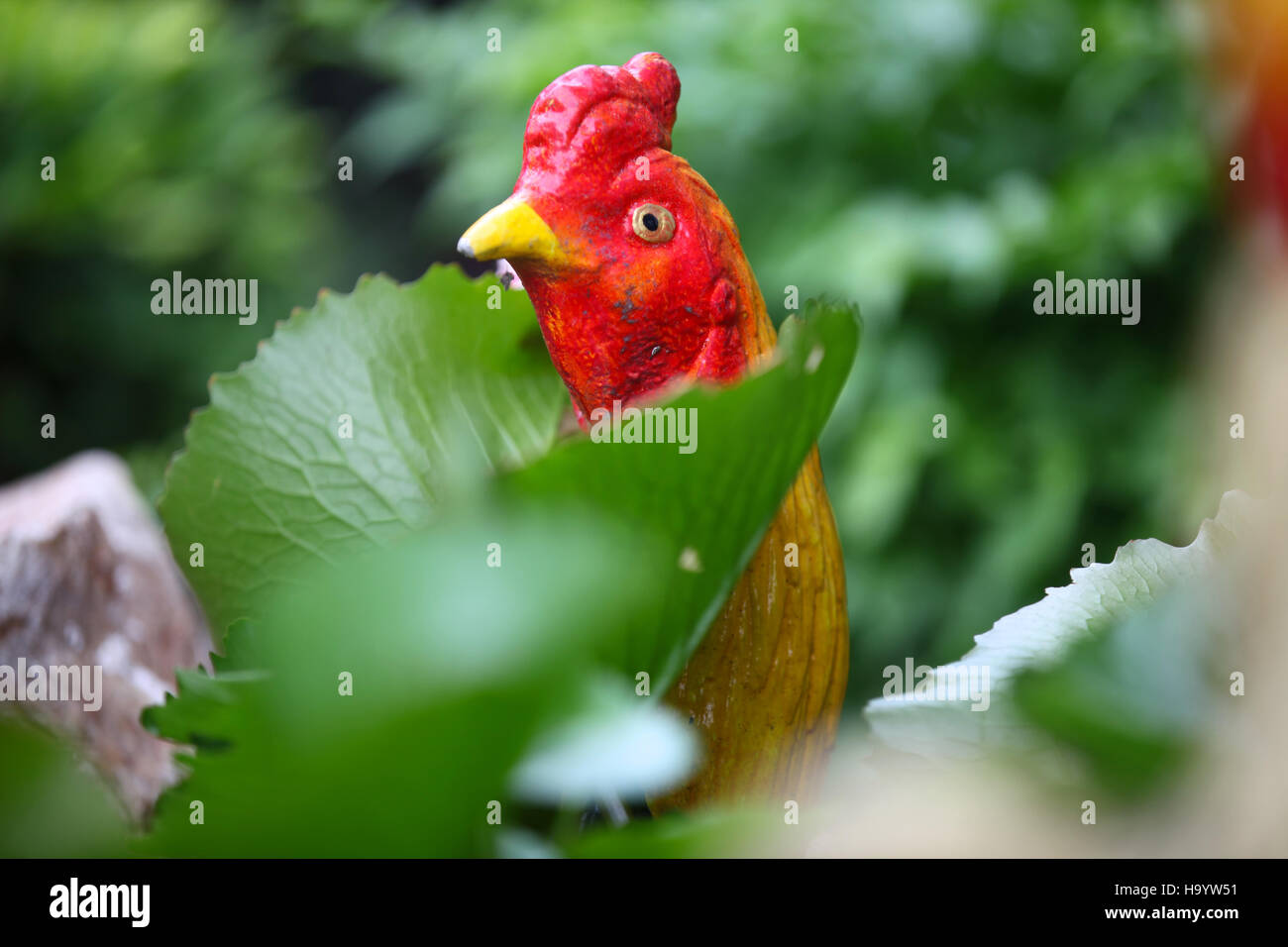 Sculptures of various animals in Thailand, Southeast Asia Stock Photo ...