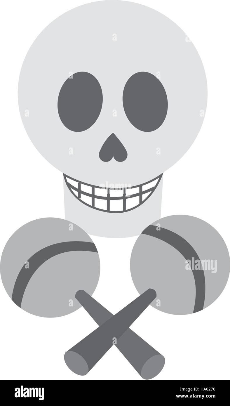 Isolated mexican skull and maraca design Stock Vector Image & Art - Alamy