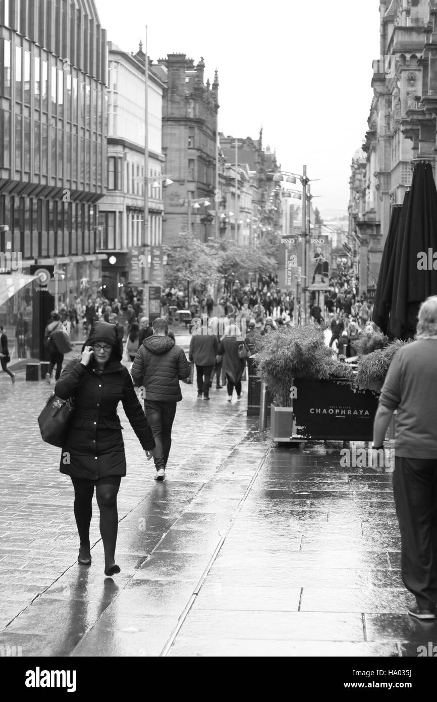 Images of Rush Hour in Glasgow Stock Photo Alamy