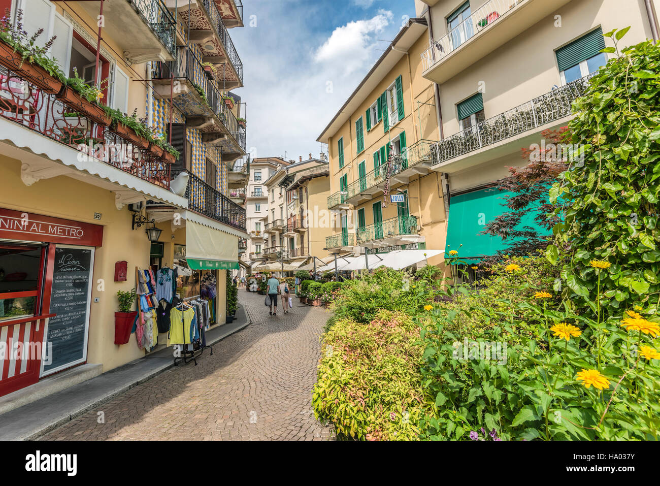 Old Town Of Stresa At Lago Maggiore Piemont Italy Stock Photo Alamy