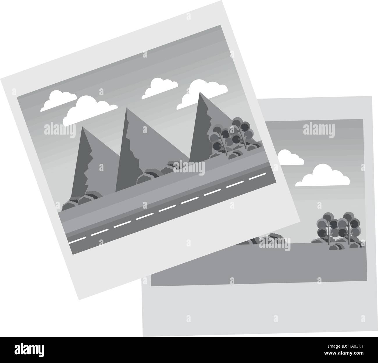 Isolated picture of landscape design Stock Vector Image & Art - Alamy