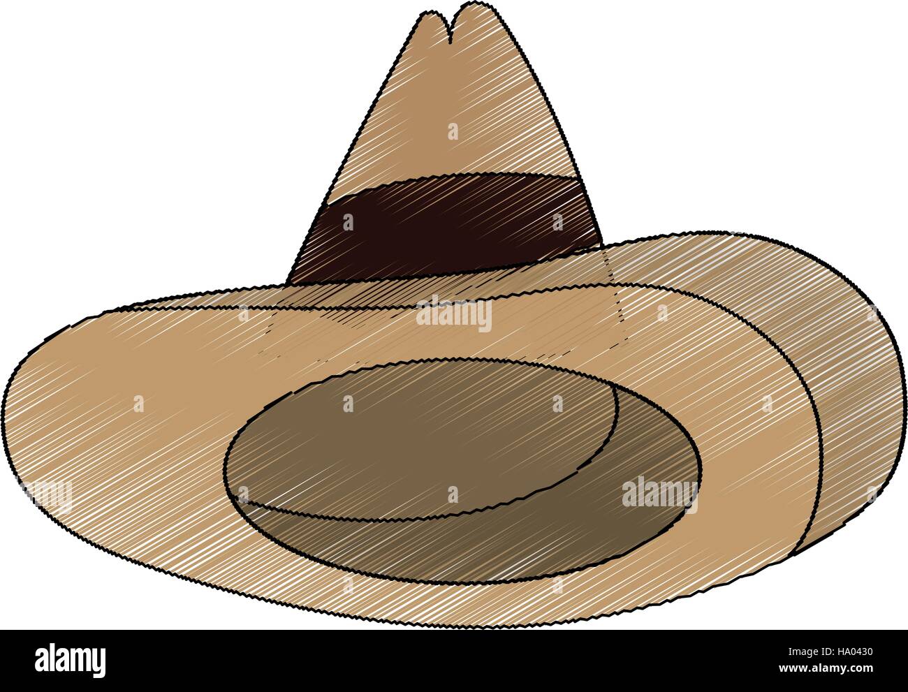Isolated mexican hat design Stock Vector Image & Art - Alamy