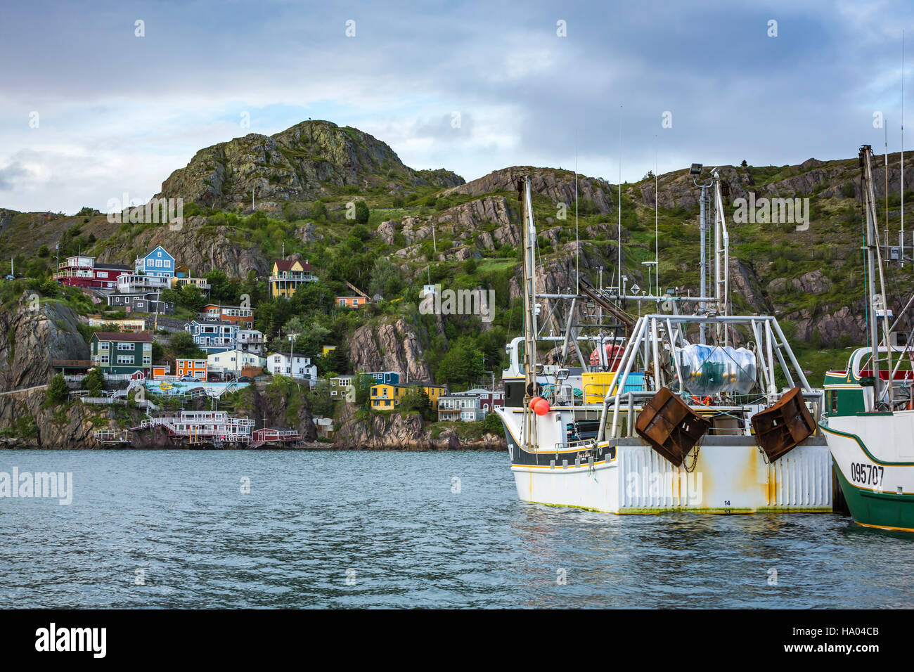 The battery neighborhood on the slopes of Signal Hill in St. John's