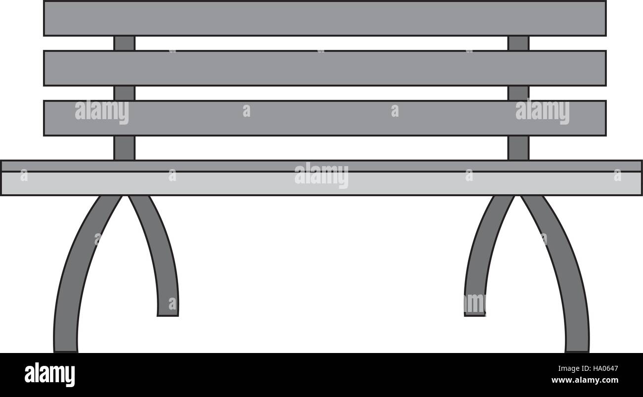 Isolated bench of park design Stock Vector Image & Art - Alamy
