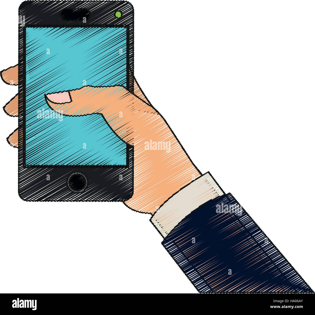 Isolated smartphone device design Stock Vector Image & Art - Alamy