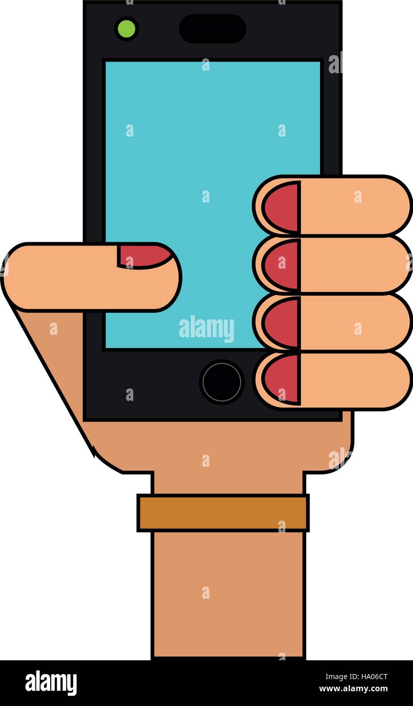 Isolated smartphone device design Stock Vector Image & Art - Alamy