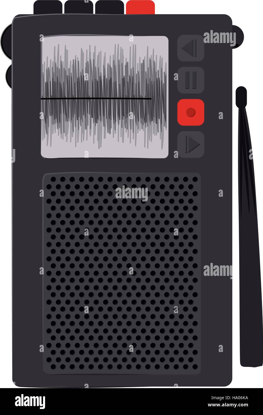 Recorder device icon broadcasting journalism hires stock photography