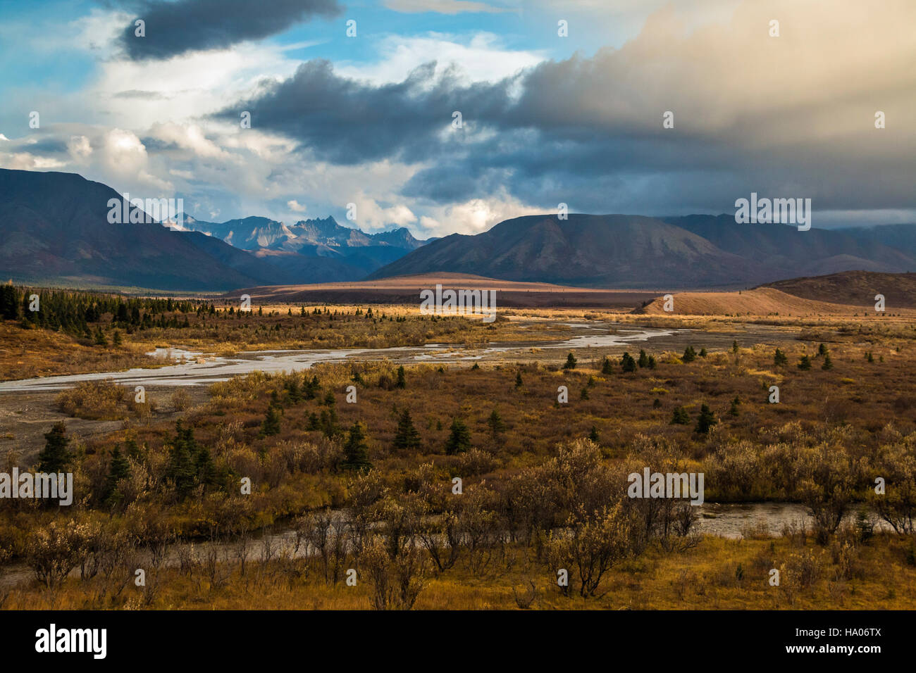 scenic pictures of Alaska Stock Photo