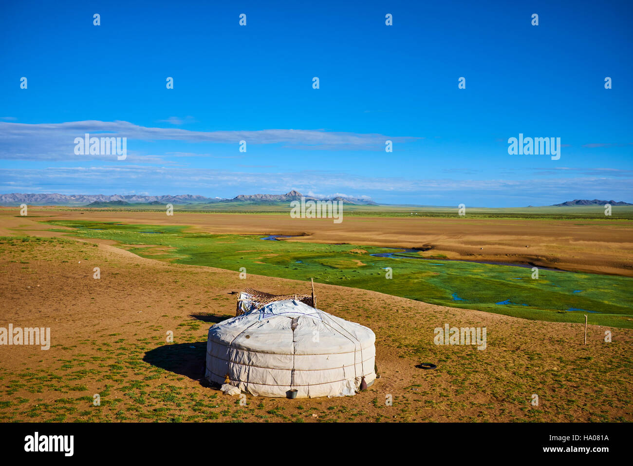 Mongolia, Zavkhan province, nomad camp in the steppe Stock Photo - Alamy