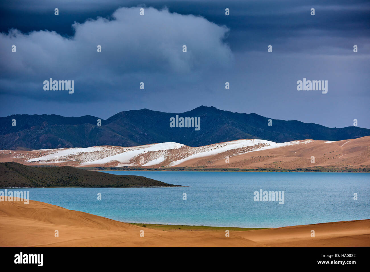 Mongolia, Zavkhan province, Khar Nuur lake Stock Photo