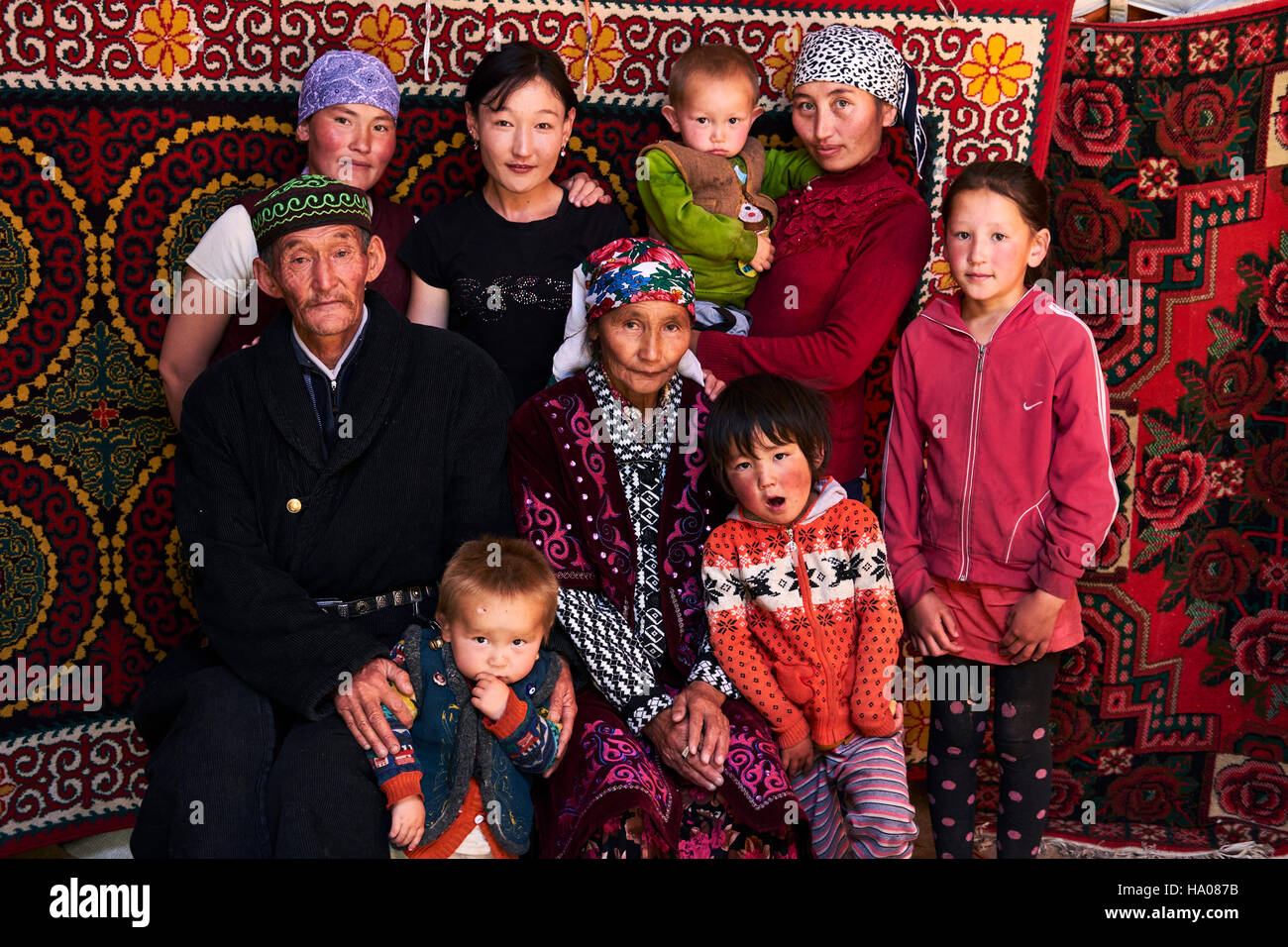 Kazakh Family Yurt High Resolution Stock Photography and Images - Alamy