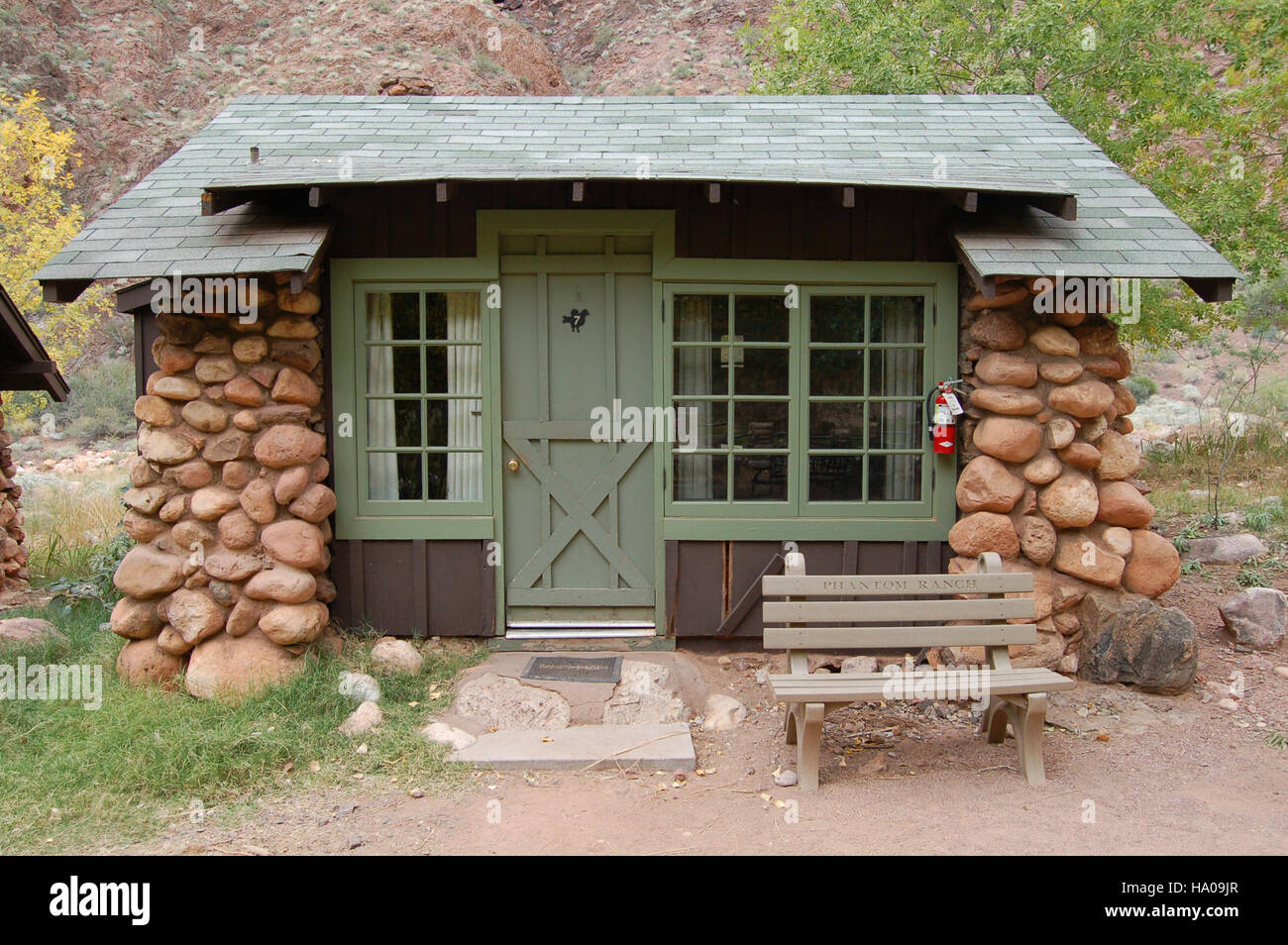 Phantom Ranch, located at the bottom of the Grand Canyon, offers a ...