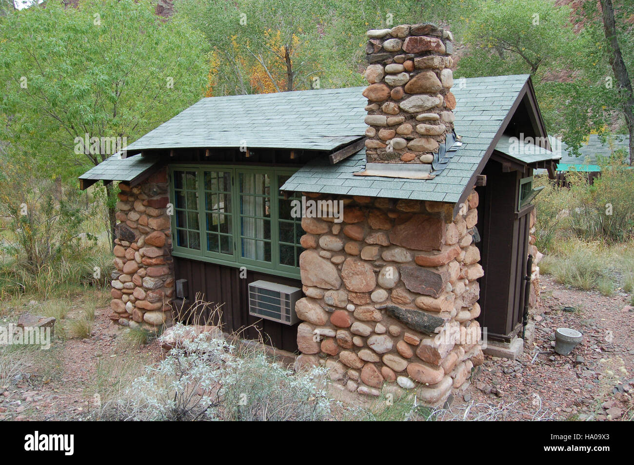 Phantom Ranch, located in the Grand Canyon National Park, offers a ...