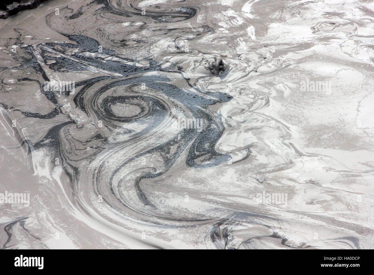The swirling mud at Yellowstone National Park is a natural phenomenon ...