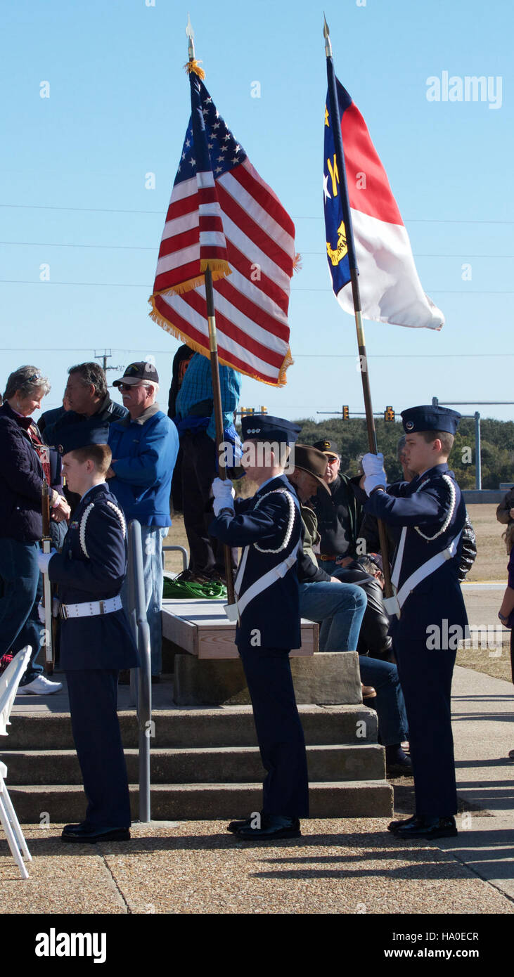 The Color Guard participated in the 111th anniversary of the Wright ...