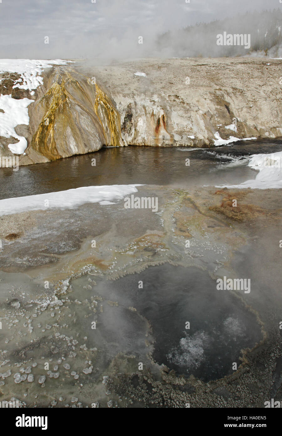 yellowstonenps 16573914075 East Chinaman Spring with Cascade Geyser ...