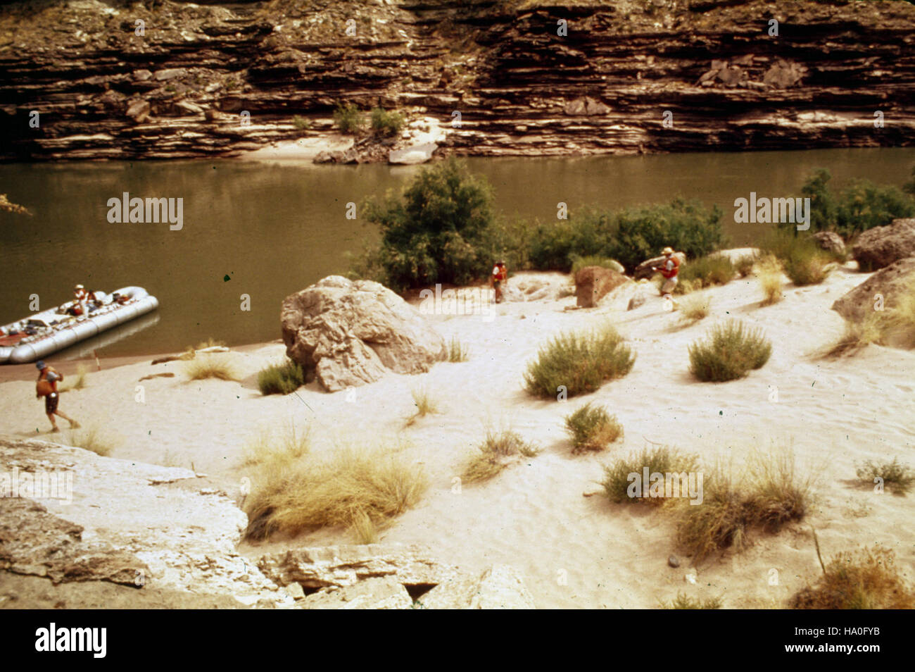 grand canyon nps 18968048563 L138.9U LEFT - FISHTAIL RAPIDS (UPPER) Stock Photo