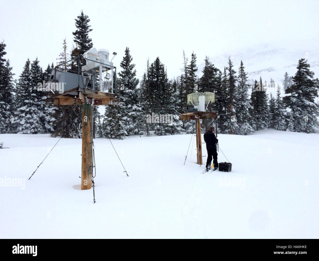 Weather Collection Methods A scientific apparatus designed for the collection of precipitation ...