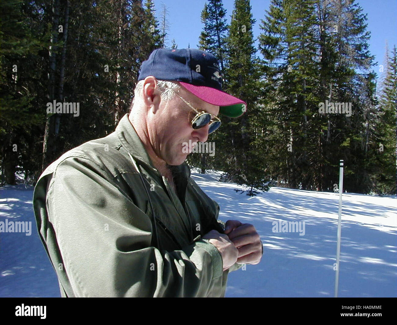 usdagov 23684553742 Hydrologist Randy Julander Stock Photo