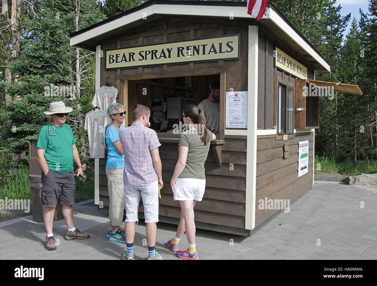 yellowstonenps 19906084229 Bear spray rentals Stock Photo Alamy