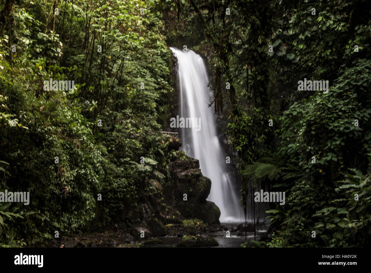 Templo waterfall in Costa Rica Stock Photo