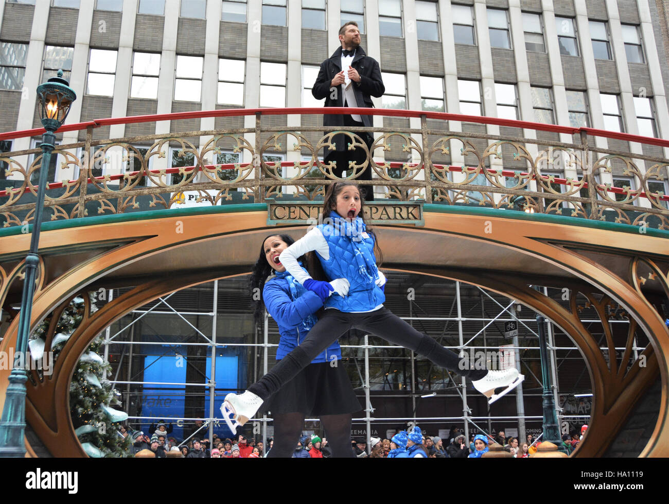 Country singer Brett Eldredge on the Liberty TorchCentral Park Rink