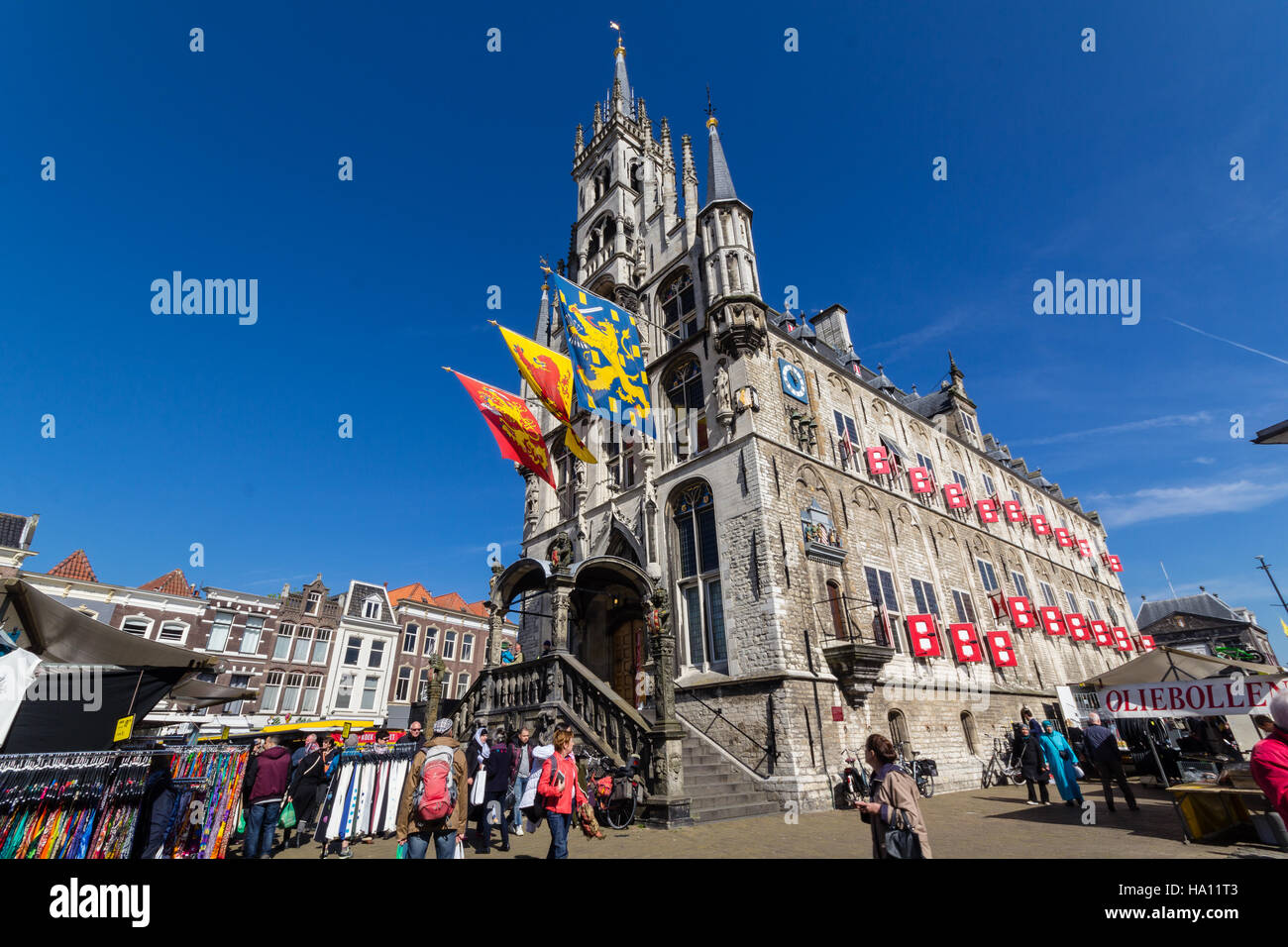 City Hall Gouda in Netherlands Stock Photo Alamy
