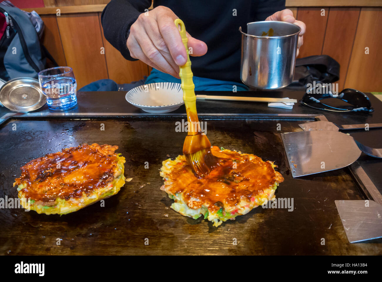 Okonomiyaki Japan Stock Photo