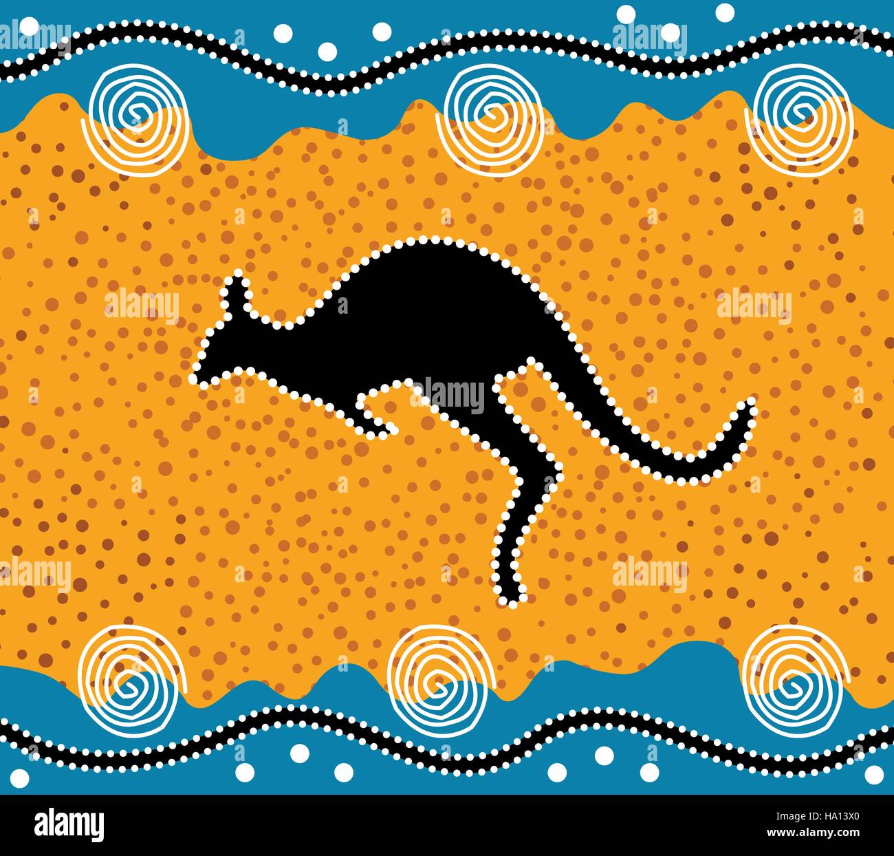 Aboriginal art vector painting Stock Vector Image & Art - Alamy