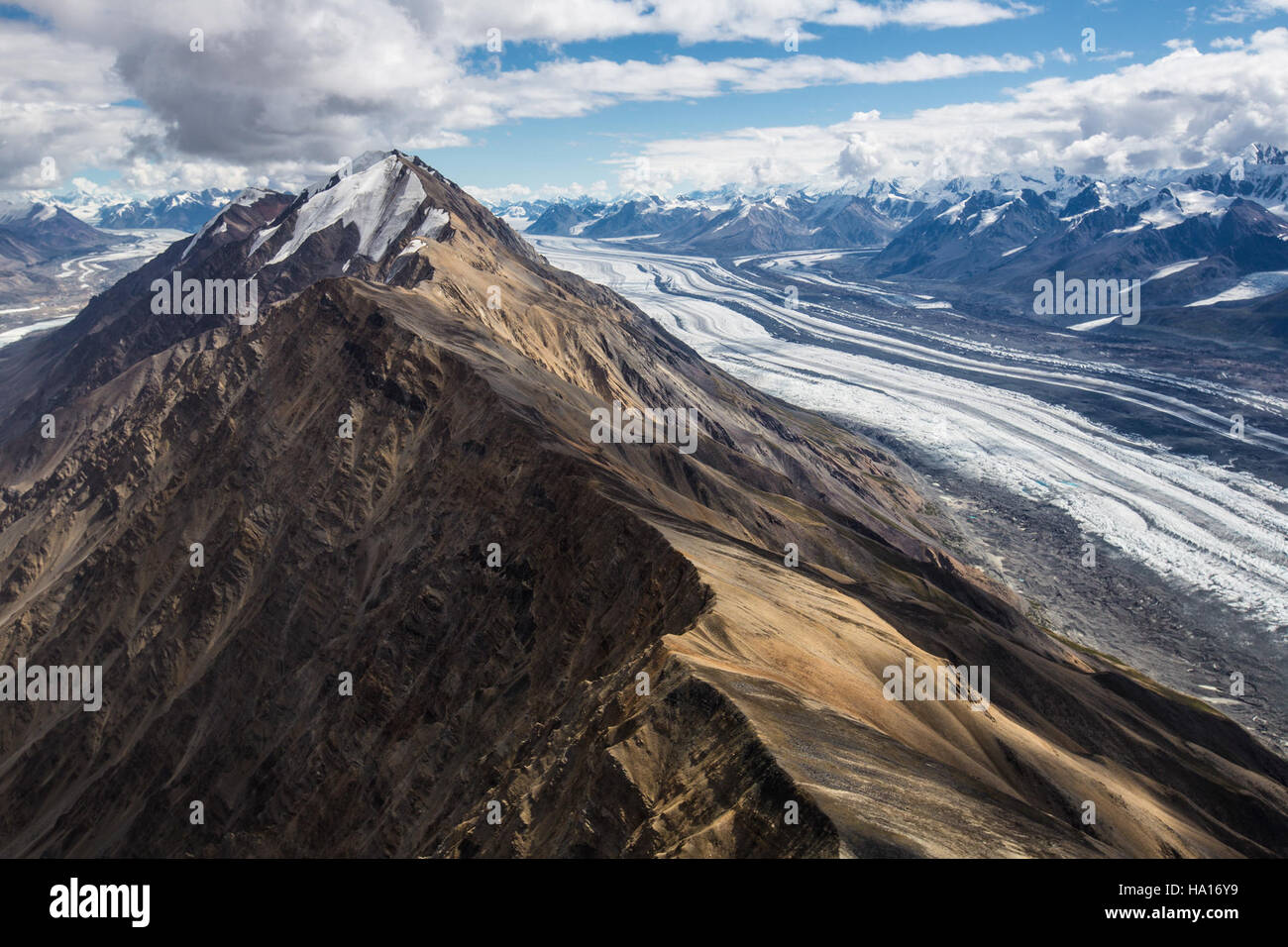 This stunning image captures Mount Chitina and the Logan Glacier in ...
