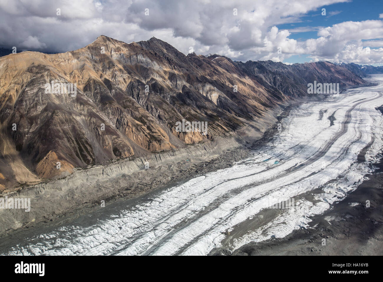 A scenic photograph of Mount Chitina and Logan Glacier in Alaska ...
