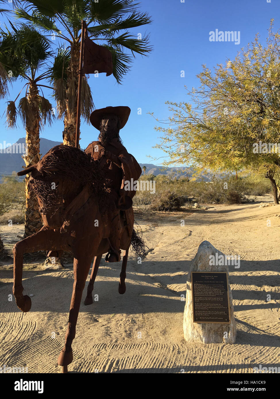Anza-Borrego Desert State Park in California features sculptures by ...