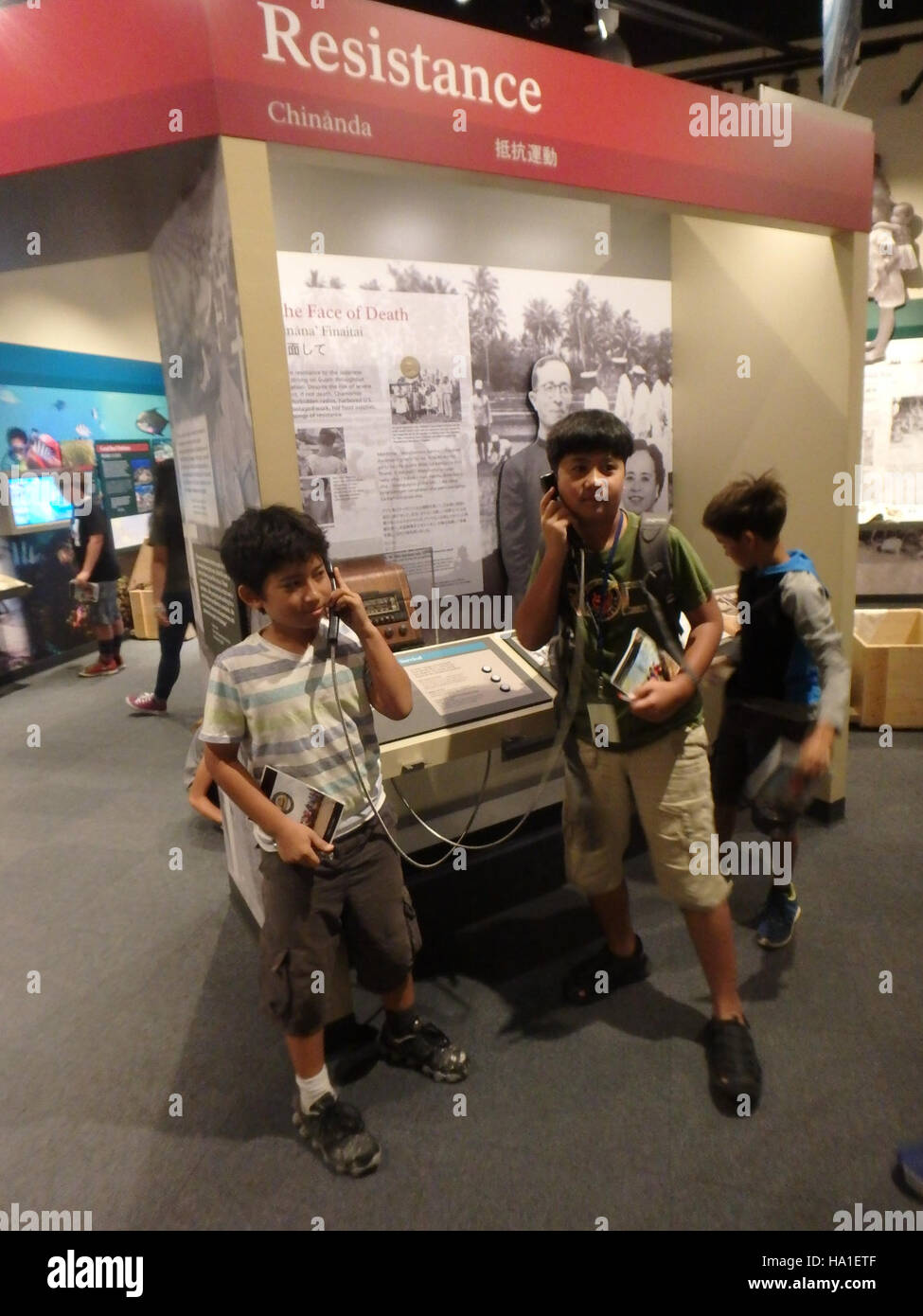A historical image from the War in the Pacific National Historical Park ...