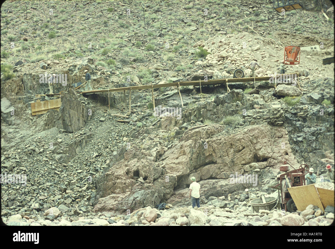 The Trans-canyon Pipeline and Silver Bridge construction project was a ...