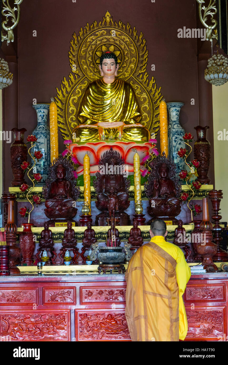 Long Son Pagoda, Chau Doc, Vietnam, Asia Stock Photo