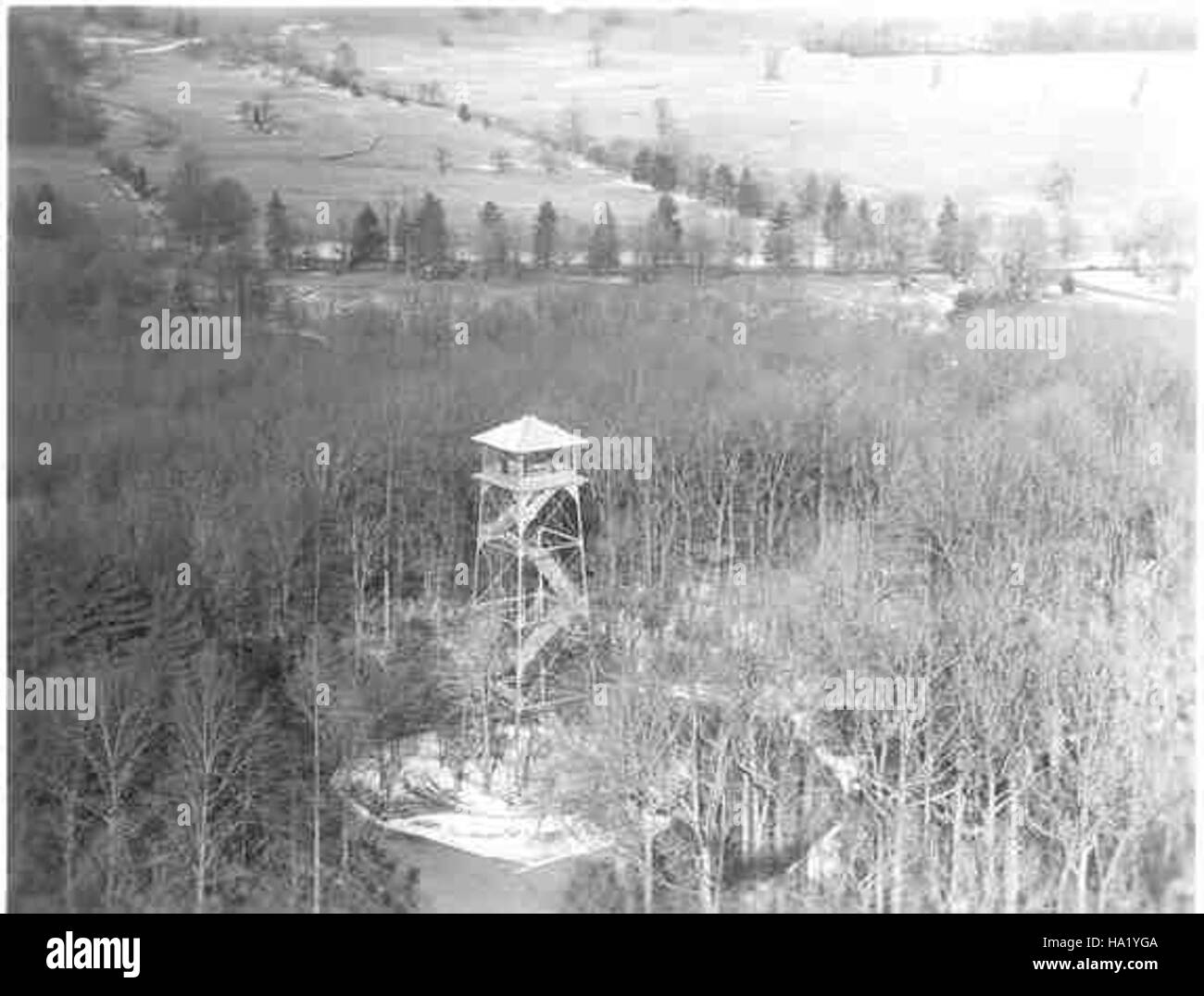 Observation tower Black and White Stock Photos & Images - Alamy
