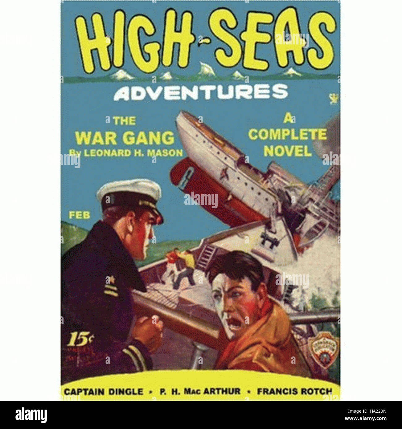 sfmaritimenps collections 20095425075 Cover of High Seas Adventures magazine Stock Photo