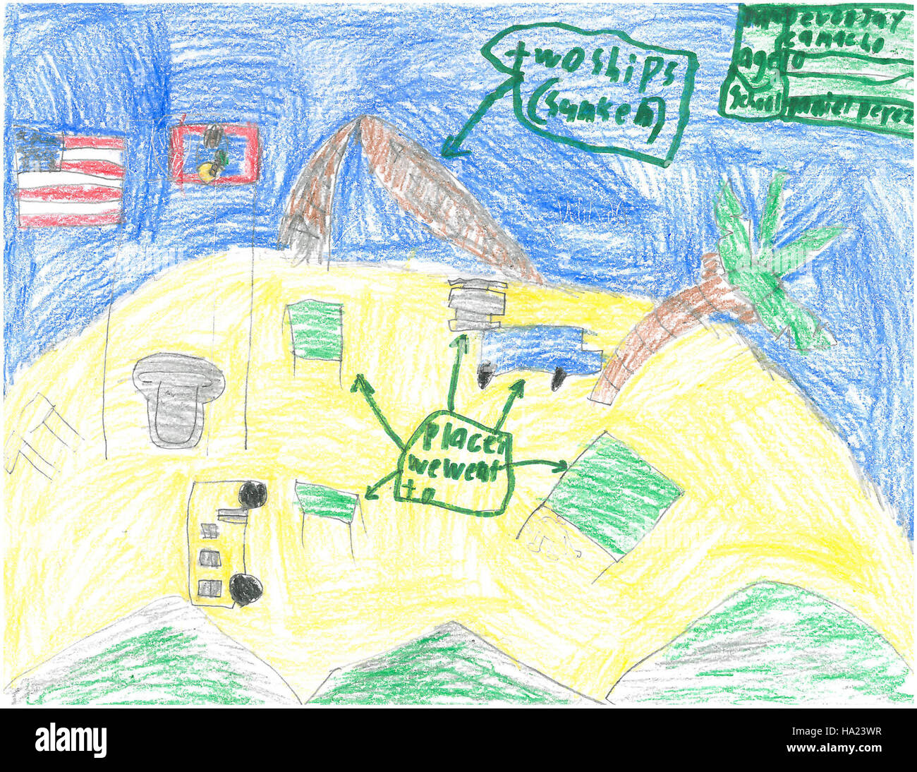 This image from the War in the Pacific campaign shows a historic moment ...
