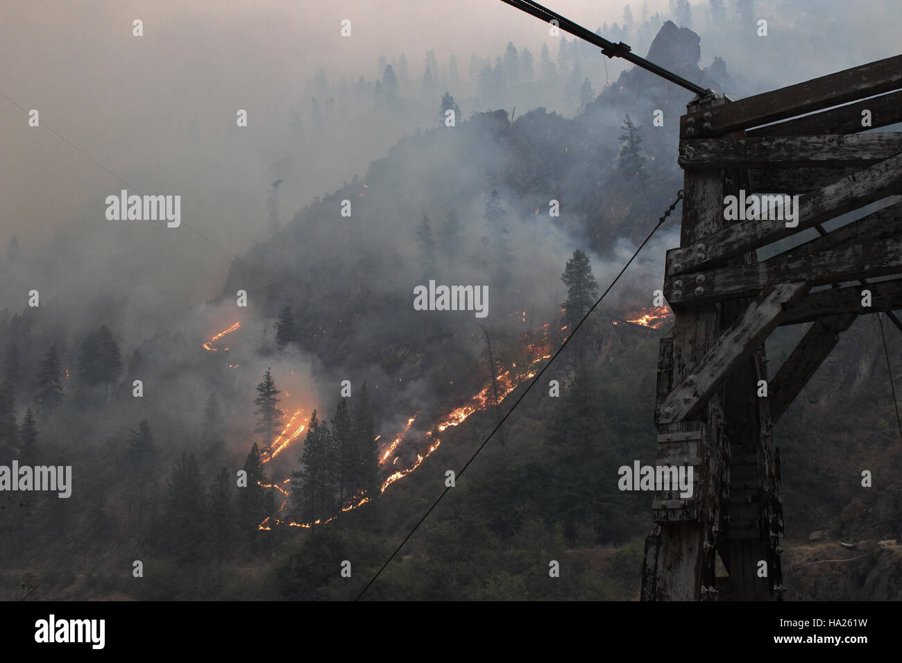 A wildfire in Idaho depicted in this image highlights the destructive ...