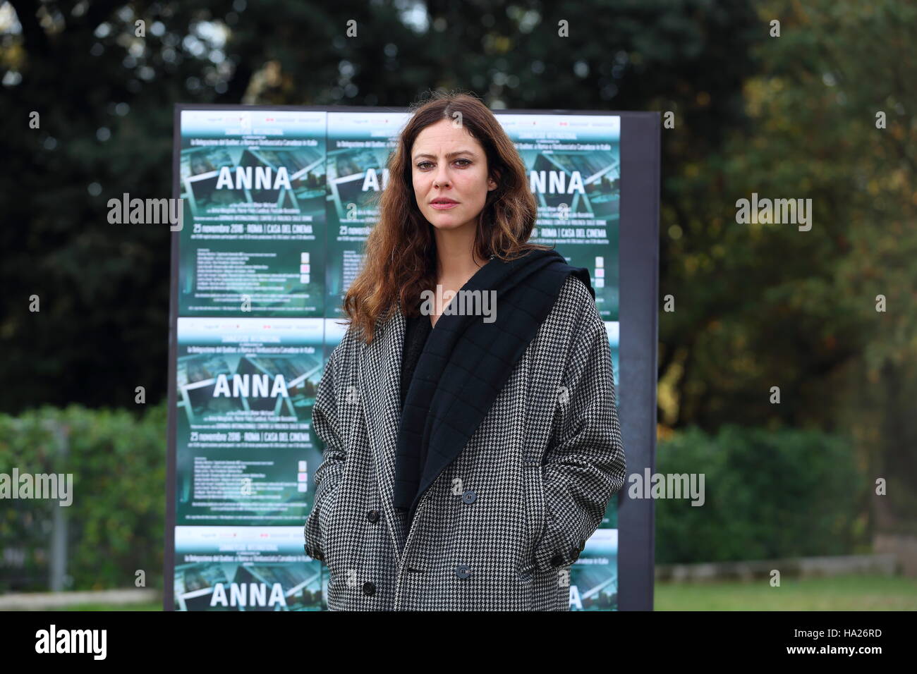 Roma, Italy. 25th Nov, 2016. Photocall of French actress and model Anna ...