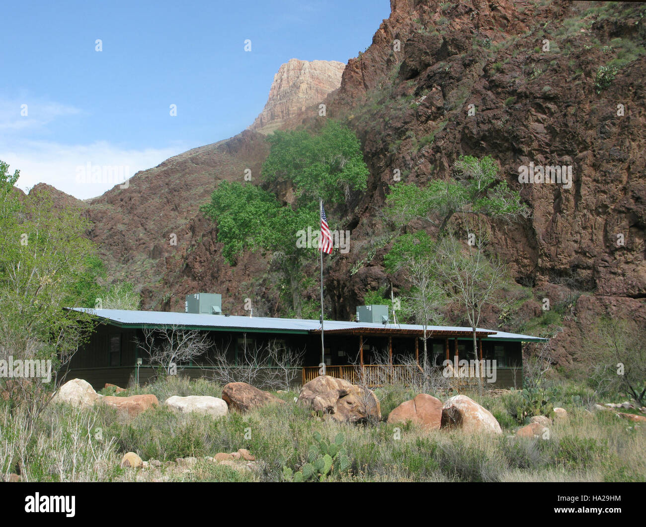 Phantom Ranch, located at the bottom of the Grand Canyon, is a historic ...
