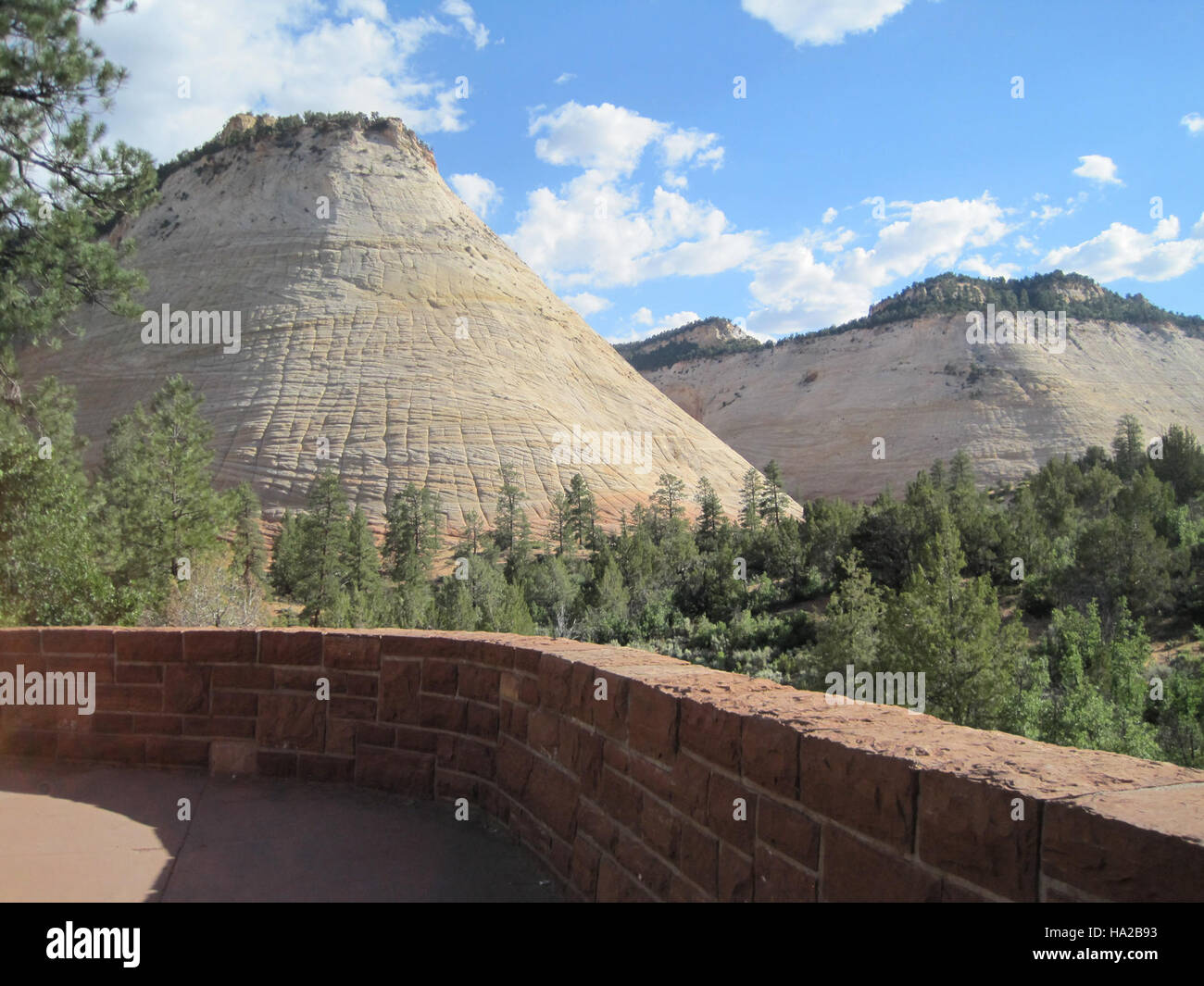 This photograph captures the striking geological formation known as ...