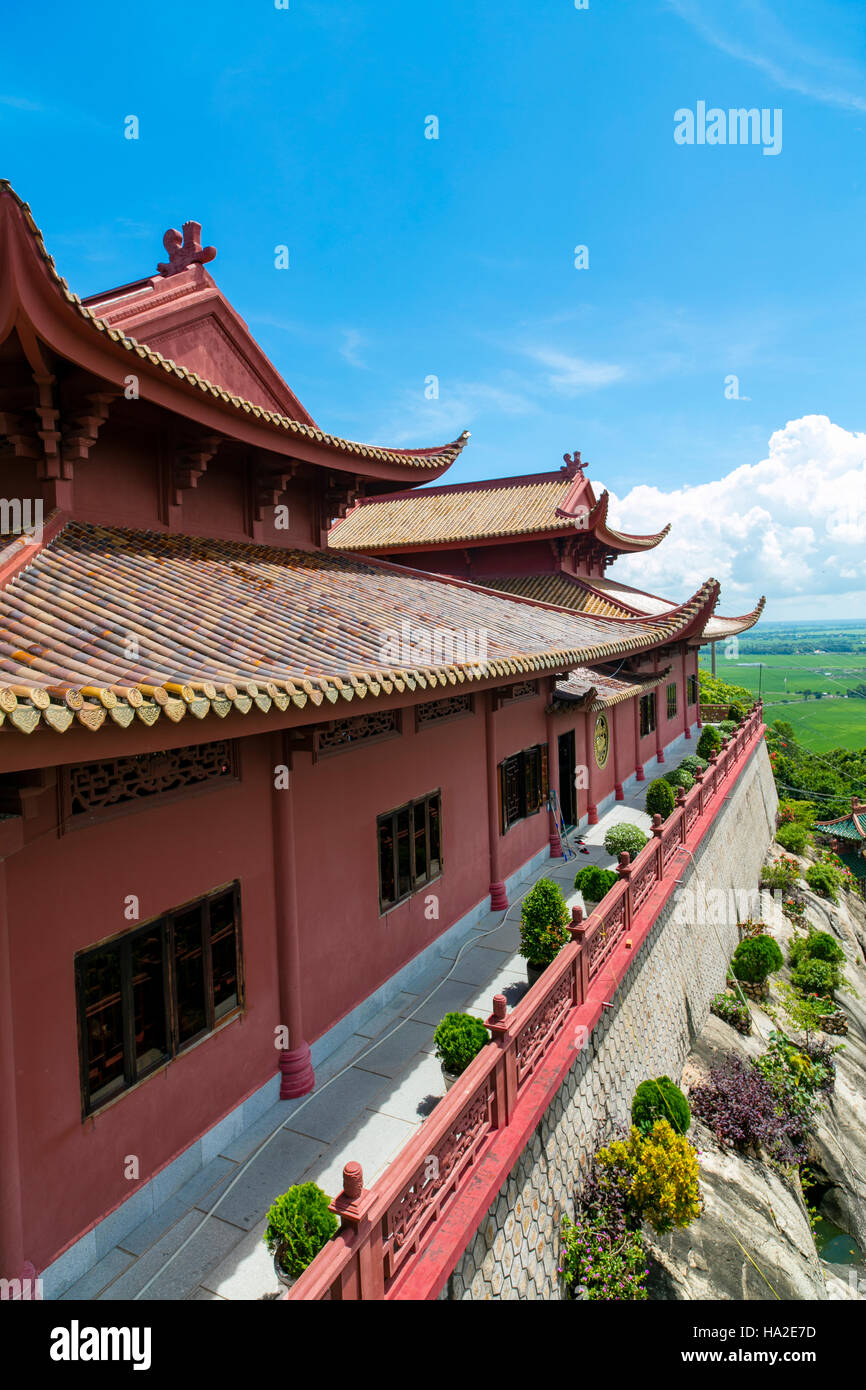 Long Son Pagoda, Chau Doc, Vietnam, Asia Stock Photo