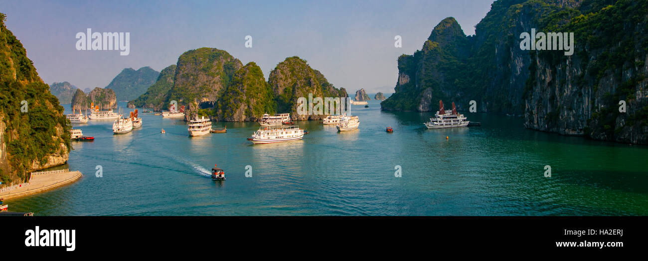 Halong Bay, Vietnam, Asia Stock Photo