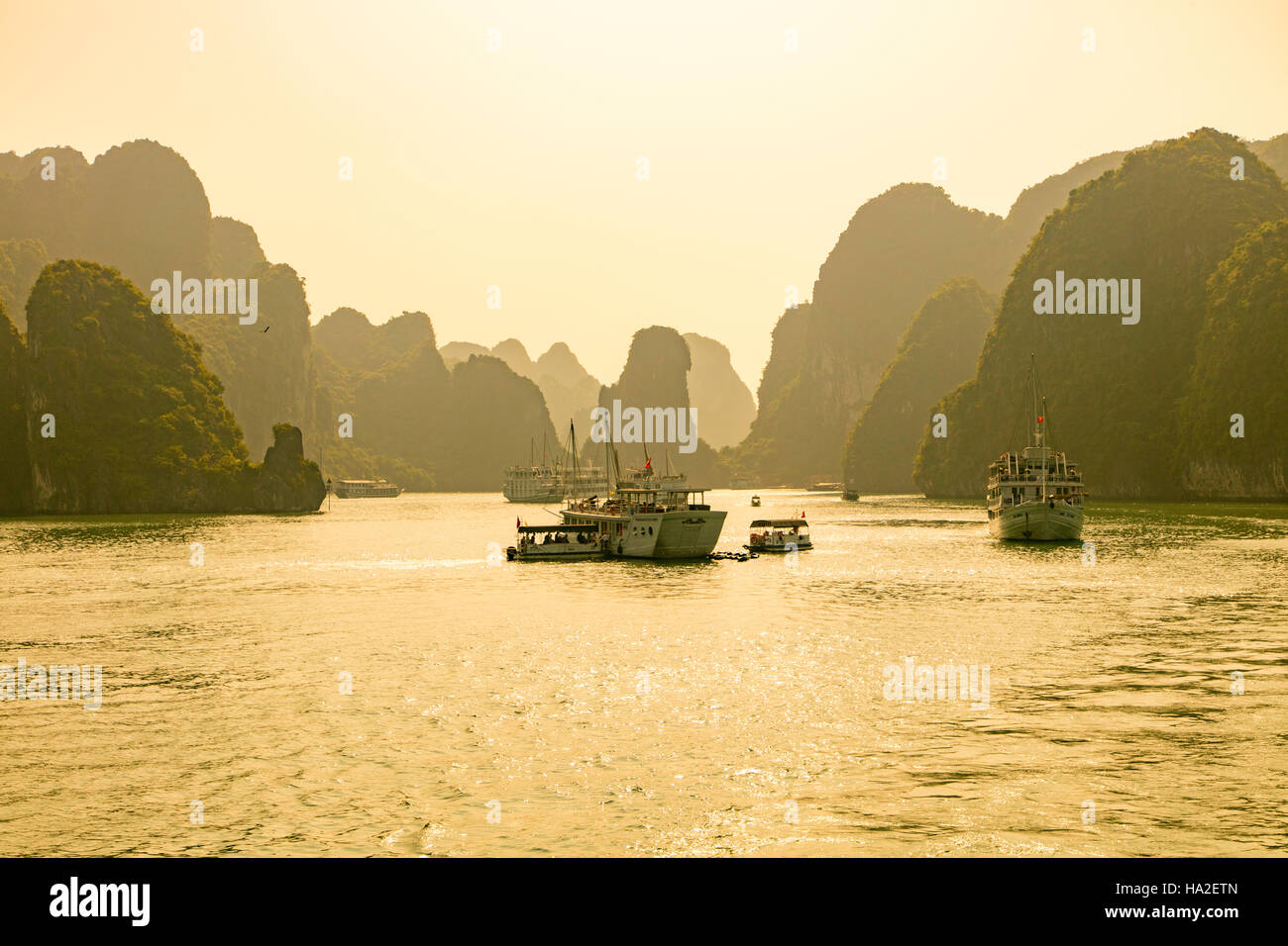 Halong Bay, Vietnam, Asia Stock Photo