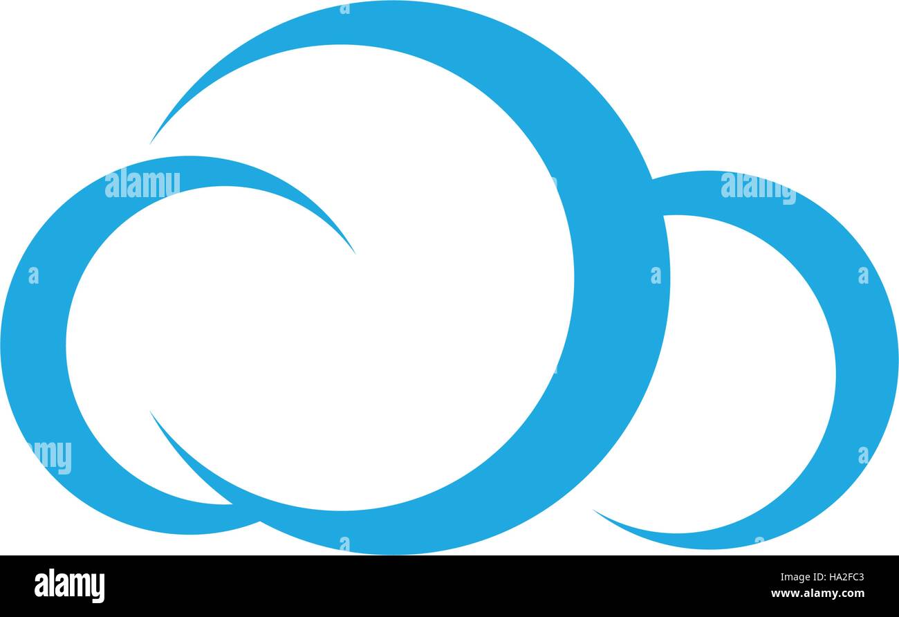 cloud technology vector logo template design vector Stock Vector Image ...