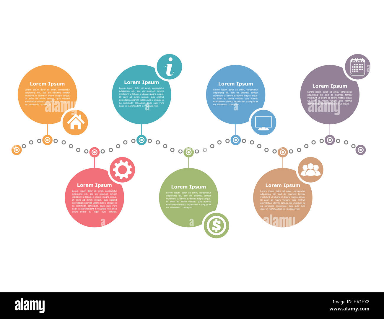 Timeline infographics design template Stock Photo - Alamy